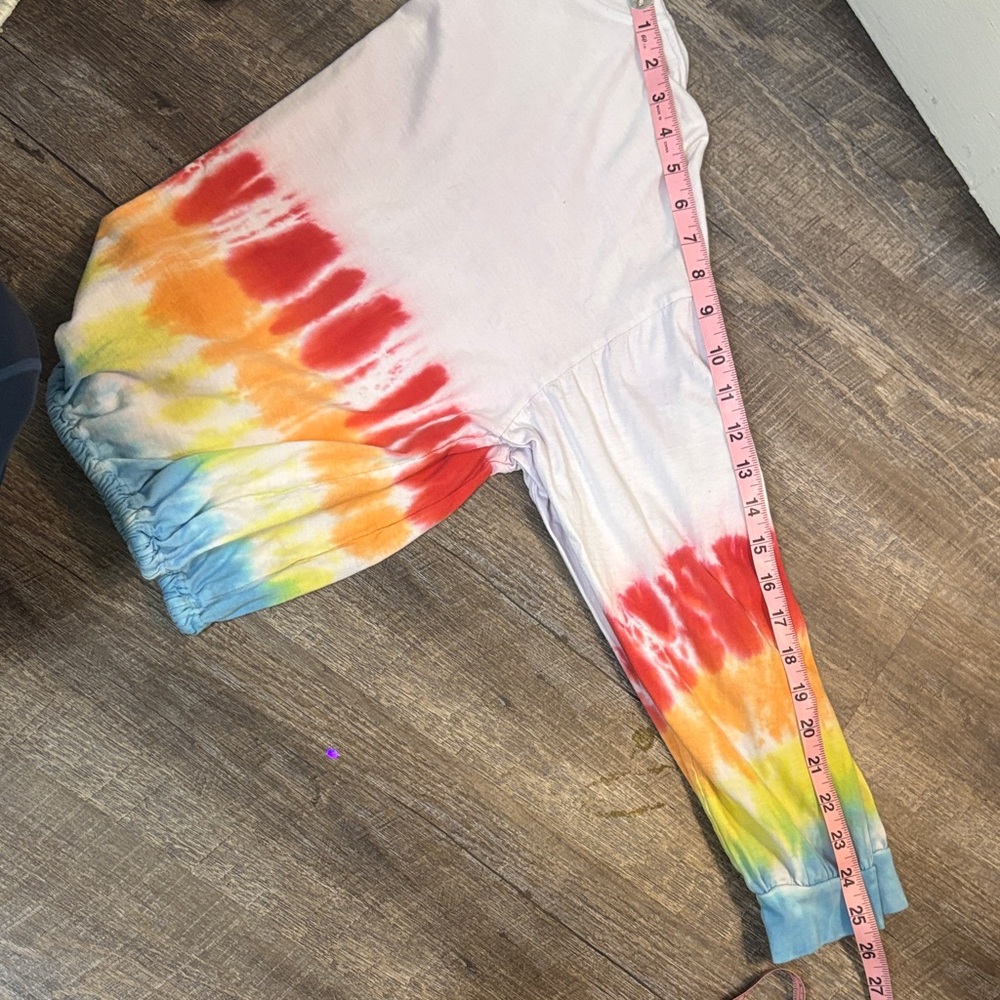 Colorful Tie-Dye Pajama Set - Picture 12 of 14